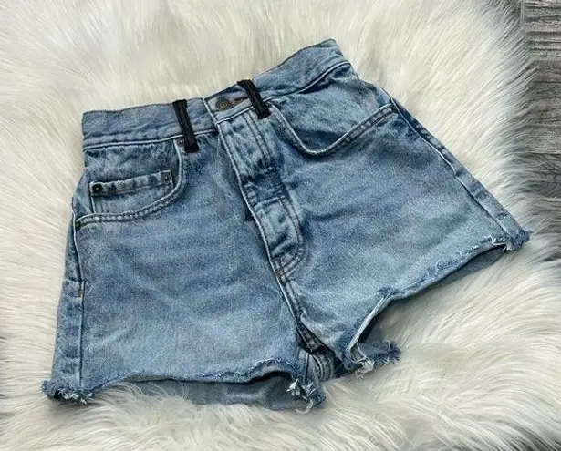The Kooples High Rise Denim Shorts
