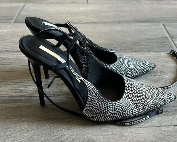 ZARA  rhinestone heels