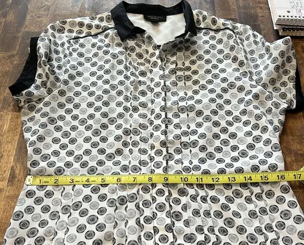 Jason Wu for Target Wheel Print Shirt Retro Midi Dress Size Medium