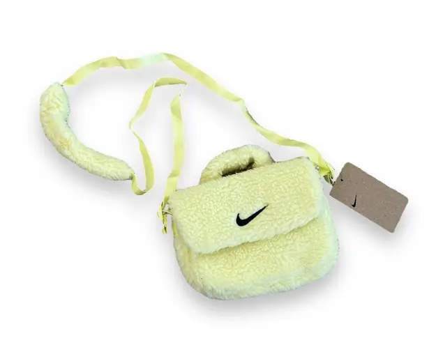 Nike NWT  NSW Faux Fur Crossbody Bag