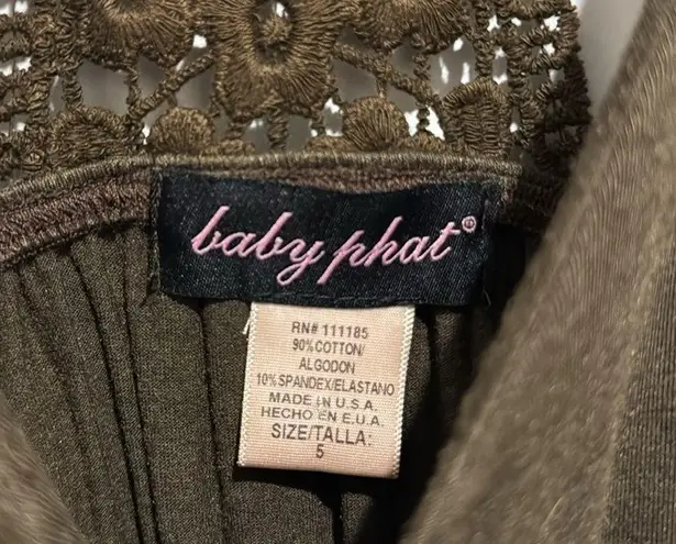 Baby Phat Green Jumpsuit- Size 5