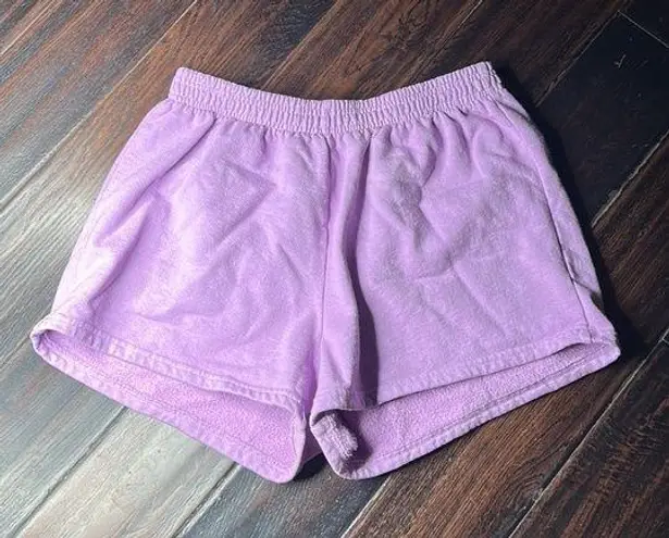 Los Angeles Apparel Elastic waist heavy cotton shorts , summer basic casual