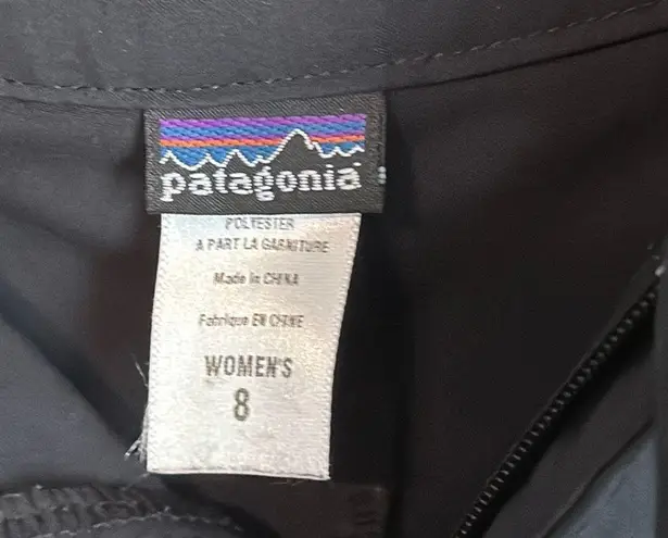 Patagonia  Black Skort Size 8