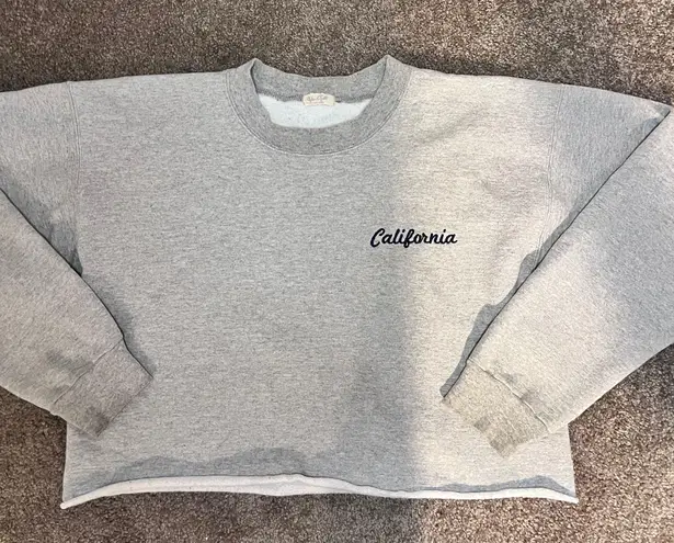 John Galt California Crop Sweatshirt