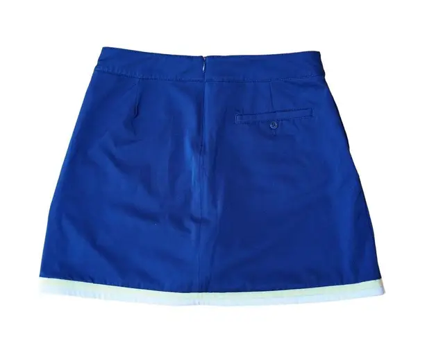 Lady Hagen Missy Water Color Colorblock Golf Skirt Skort Navy Size 4