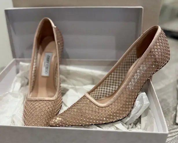 Jimmy Choo New In Box 95mm Lxia Satin Pumps Size 39