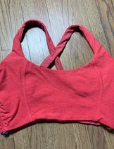 Bombshell sportswear トップスとレギンスのセット 赤 S Workout Leggings | Women's Athletic & Gym Leggings