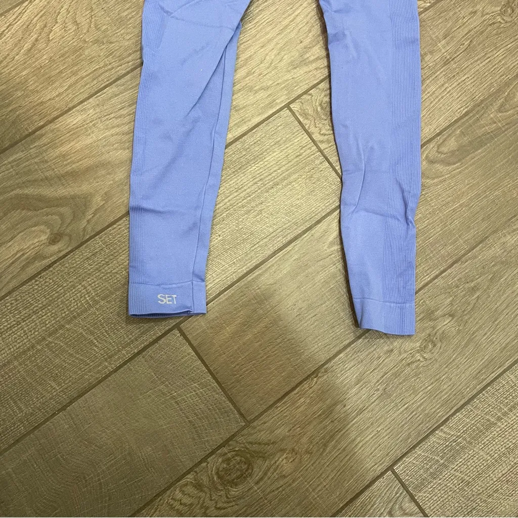 SET Active SCULPTFLEX Ribbed V and Leggings Set in Snowcone - Image 6