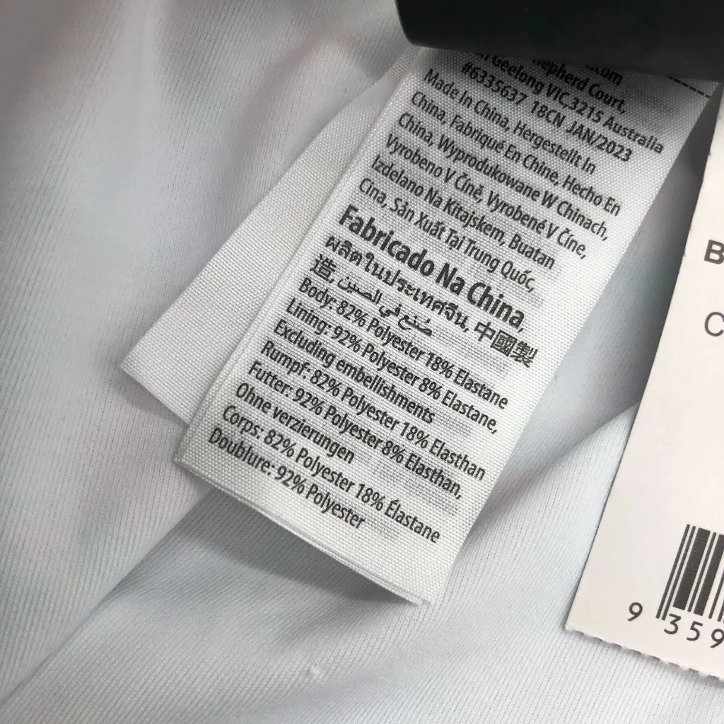 Cotton On Body Thick Gathered Strap Brazilian Bikini Bottom Floral Colorful M Pink Size M - Image 4