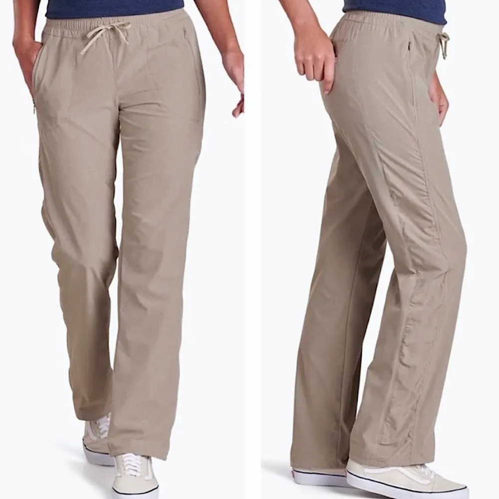 Kuhl Freeflex Move Pants Mid-Rise Water Resistant Khaki Beige XL - Image 2