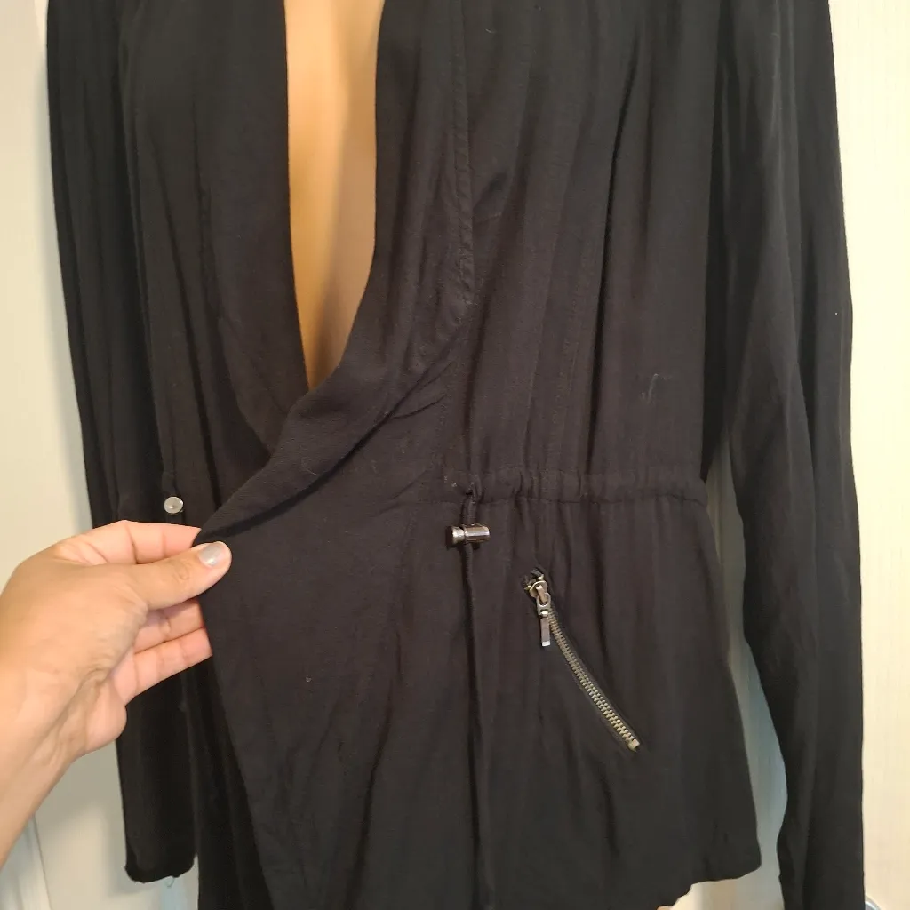 Maurices XL Black Women's Open Front Jacket - Image 9