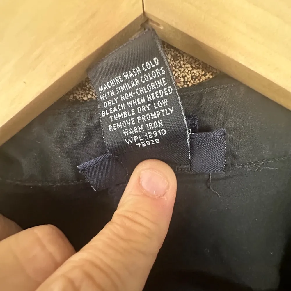 Venezia Jeans Clothing Company Wrap Shirt Size 14/16 Stretch Black - Image 6