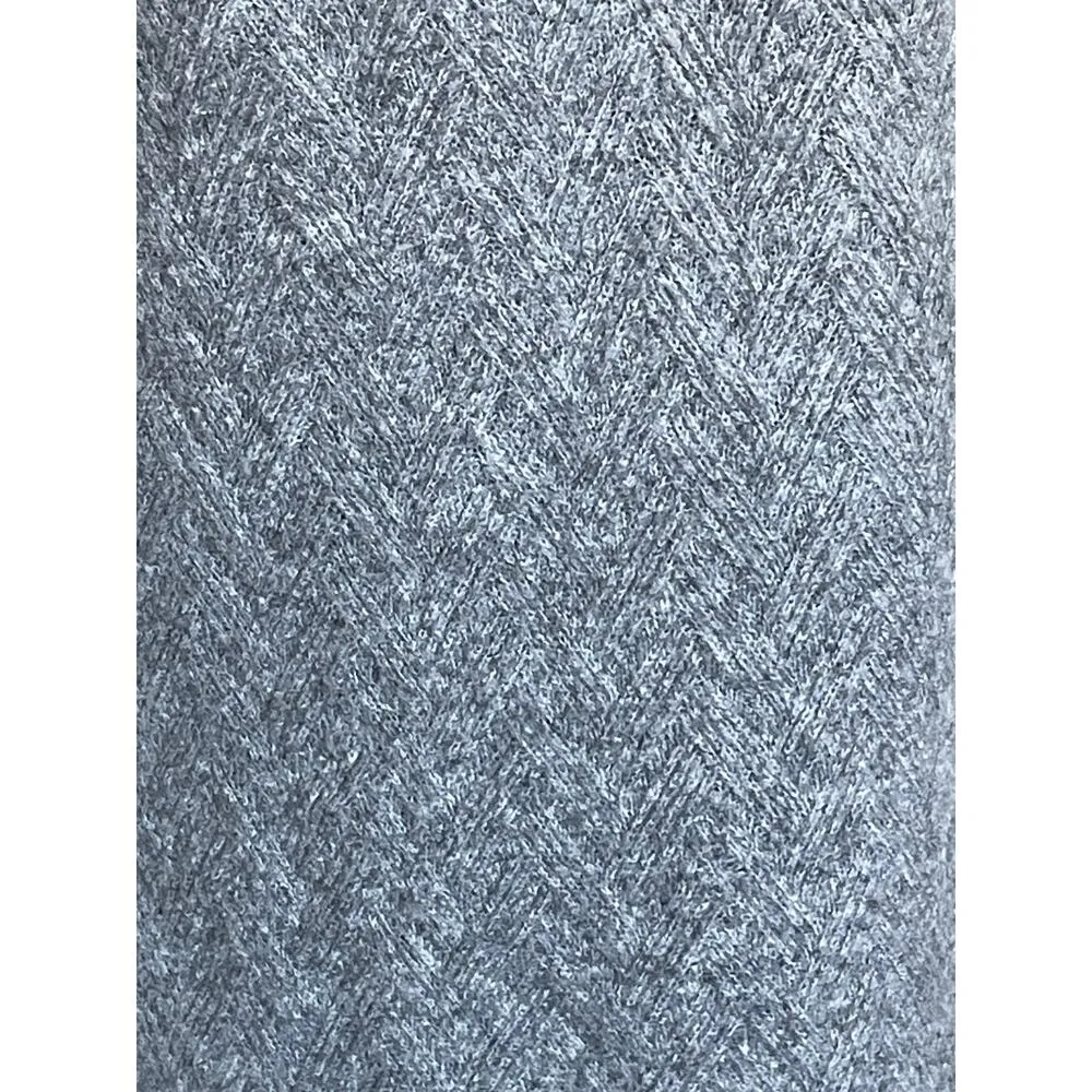 Chico's Gray Herringbone Sweater - Image 8