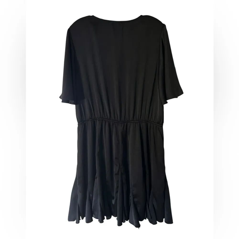 Black Elegant Midi Dress - Image 3