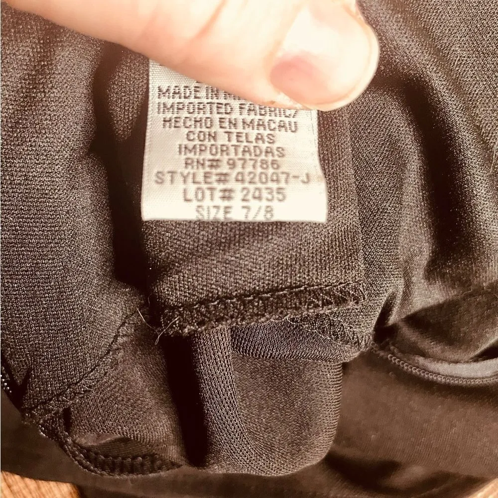 90s Vintage De Laru Black Beaded Halter Prom‎ Gown Black Flowy Maxi Dress 7/8 Size undefined - Image 7