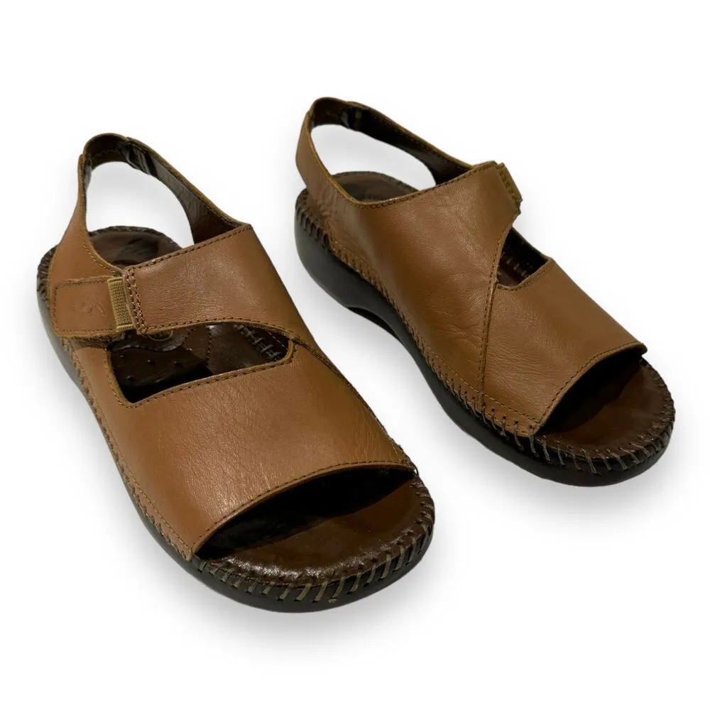 Dr. Scholls Nina Sandals Tan Side Strap Cut Out 7.5M Size 7.5 - Image 6