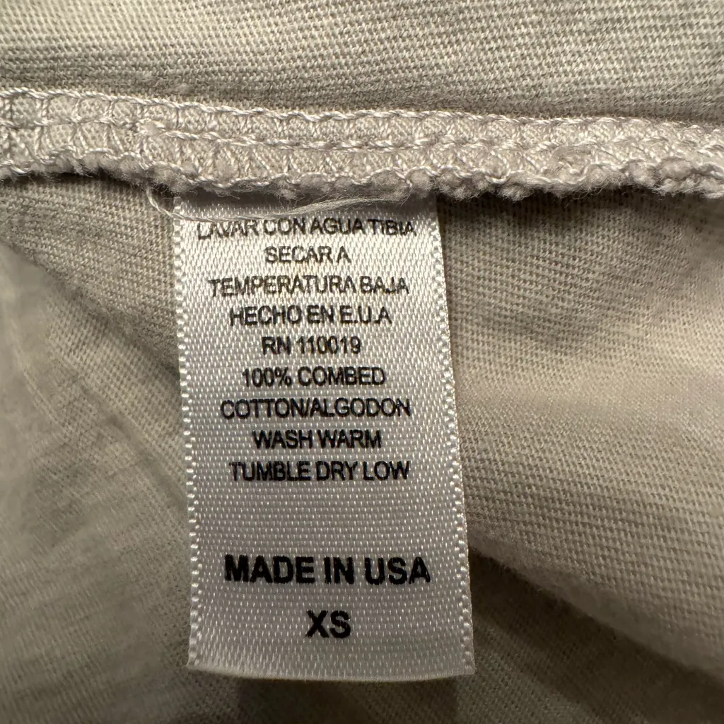 Key Closet Frenchie Light Grey Women’s Swarovski Studded Tank Top Size XS Gray - Image 10