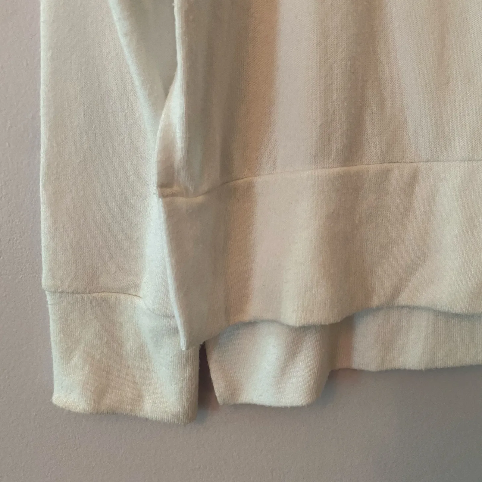 Beyond Yoga White Crewneck Pullover Sweater Loungewear Women's size Medium - Image 4