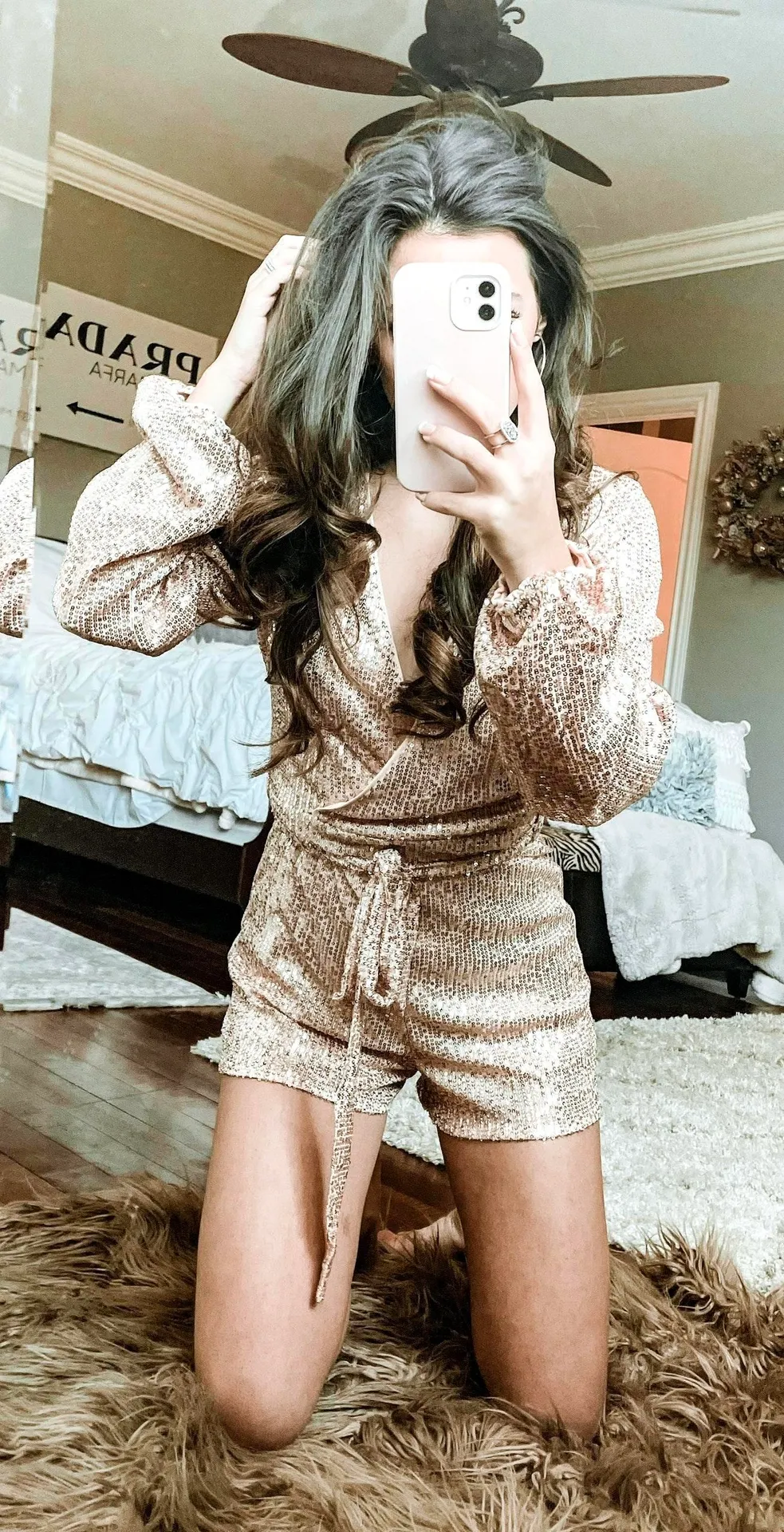 Boutique Sequin Romper Size 2 - Image 3