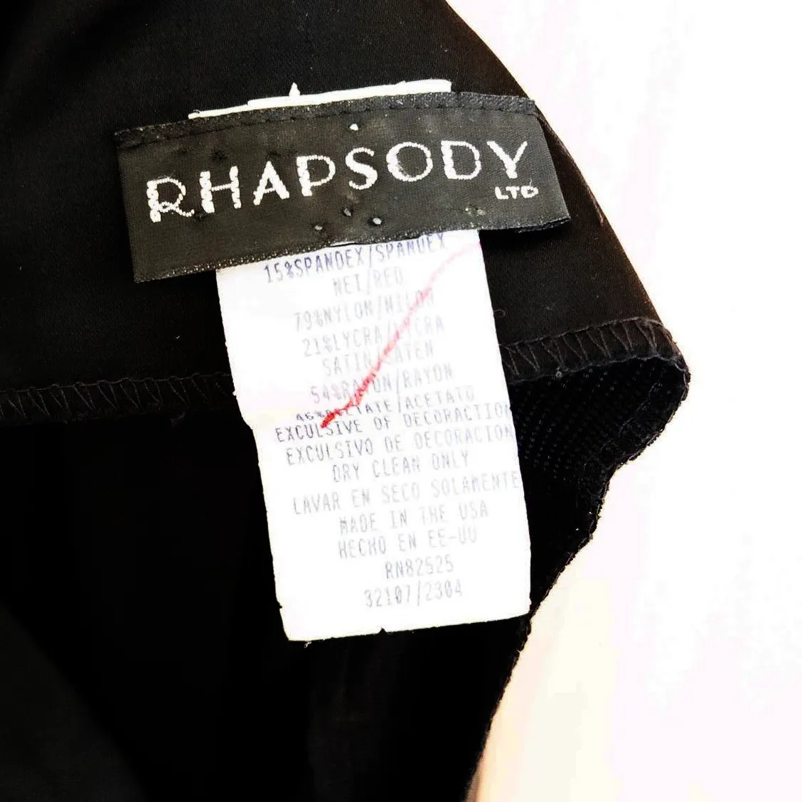 VTG Rhapsody Velvet Maxi Dress Size 10 Black Mesh Whimsigoth Y2K 90s Old Money - Image 3