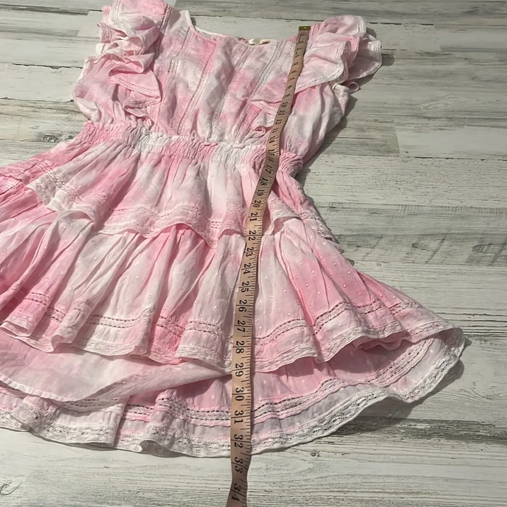 Love Shack Fancy Natasha Short Sleeve Eyelet Mini Dress Size XS - Image 10