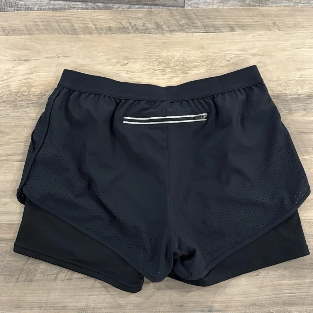Mono B Black Women's Athletic Shorts Size L - Image 3