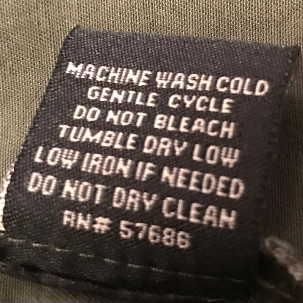 Utility Cargo Hooded Long Sleeve Zippered Jacket by New Look Army Green Medium - Image 5