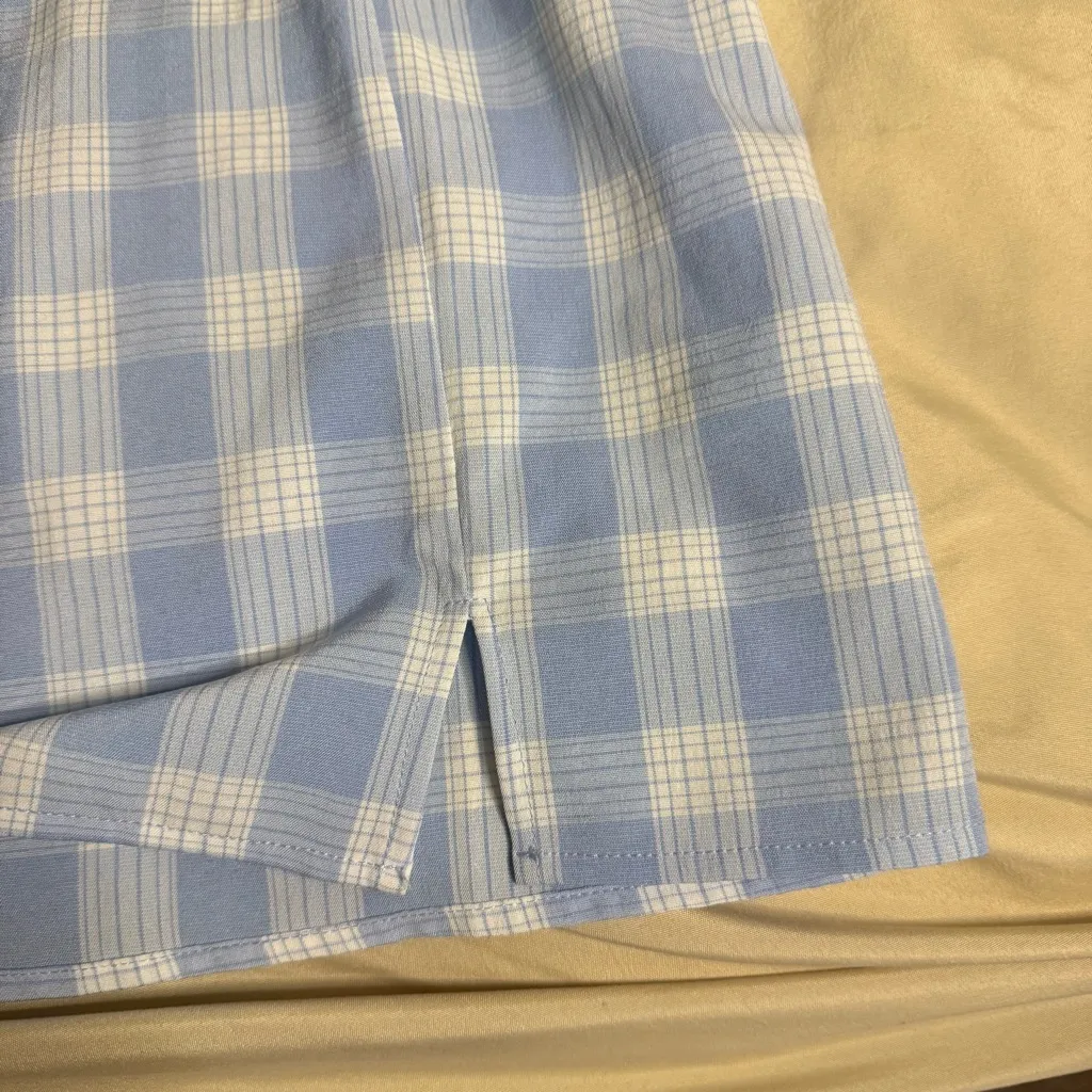 🌟NWT Blue Checkered Dress - Image 3