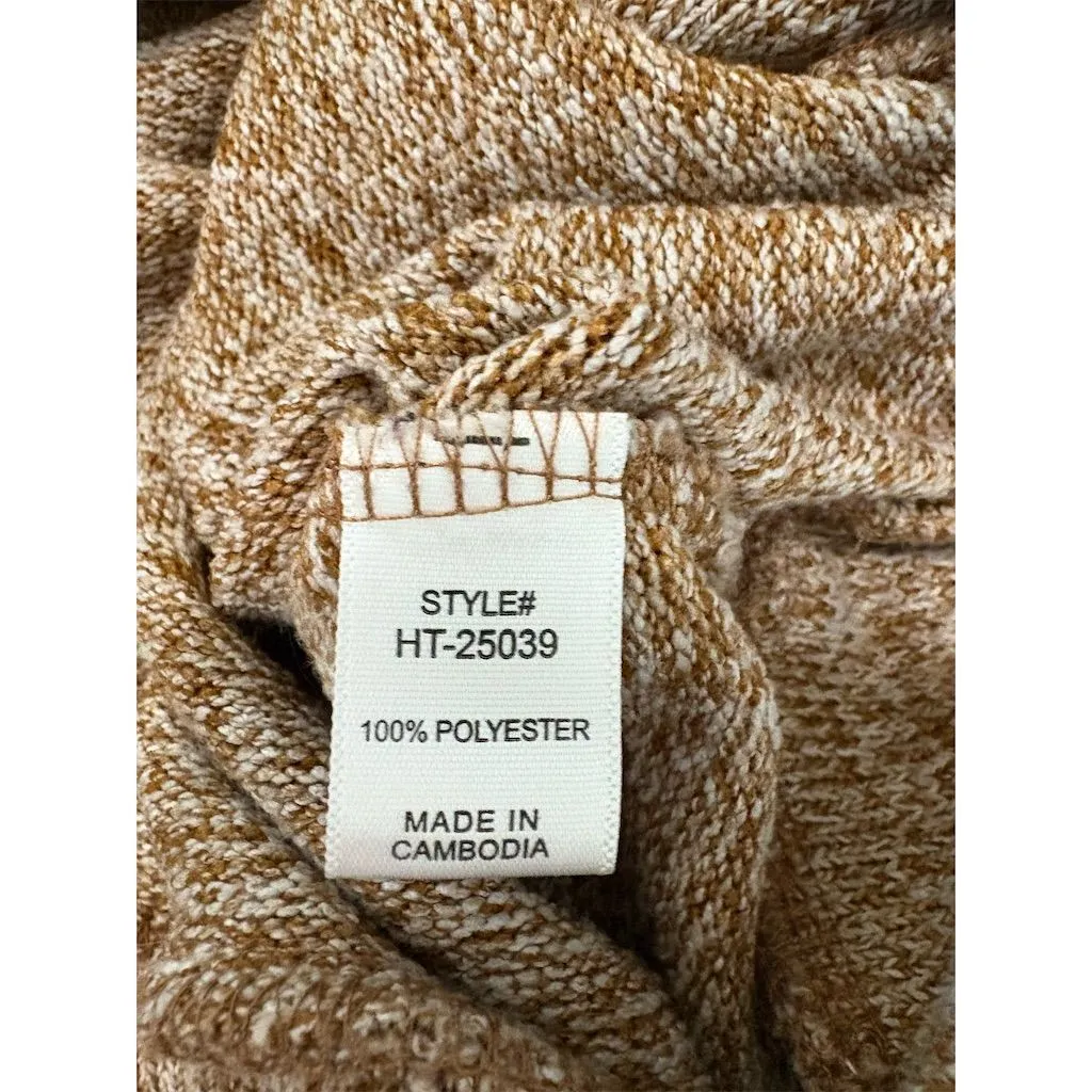 Zenana Women's Brown Crew Neck Pullover Sweater Size M Casual - Image 5