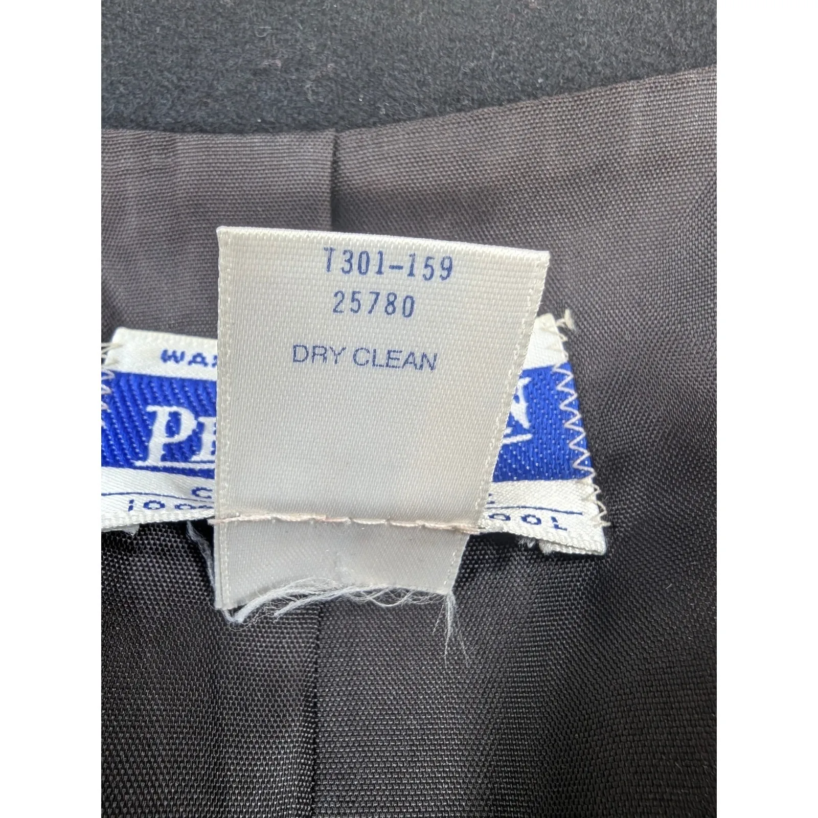 Pendleton Wool Classic Blazer – Size 16 Black Button Front Virgin Wool READ - Image 5