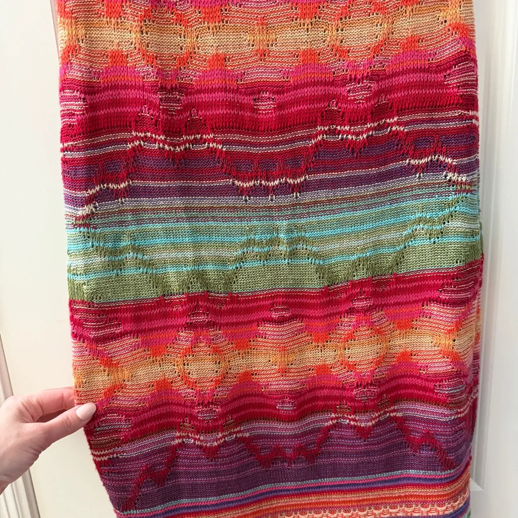 LAUREN Ralph Lauren Sleeveless Sweater Dress Women’s Size Small Retro Striped - Image 9