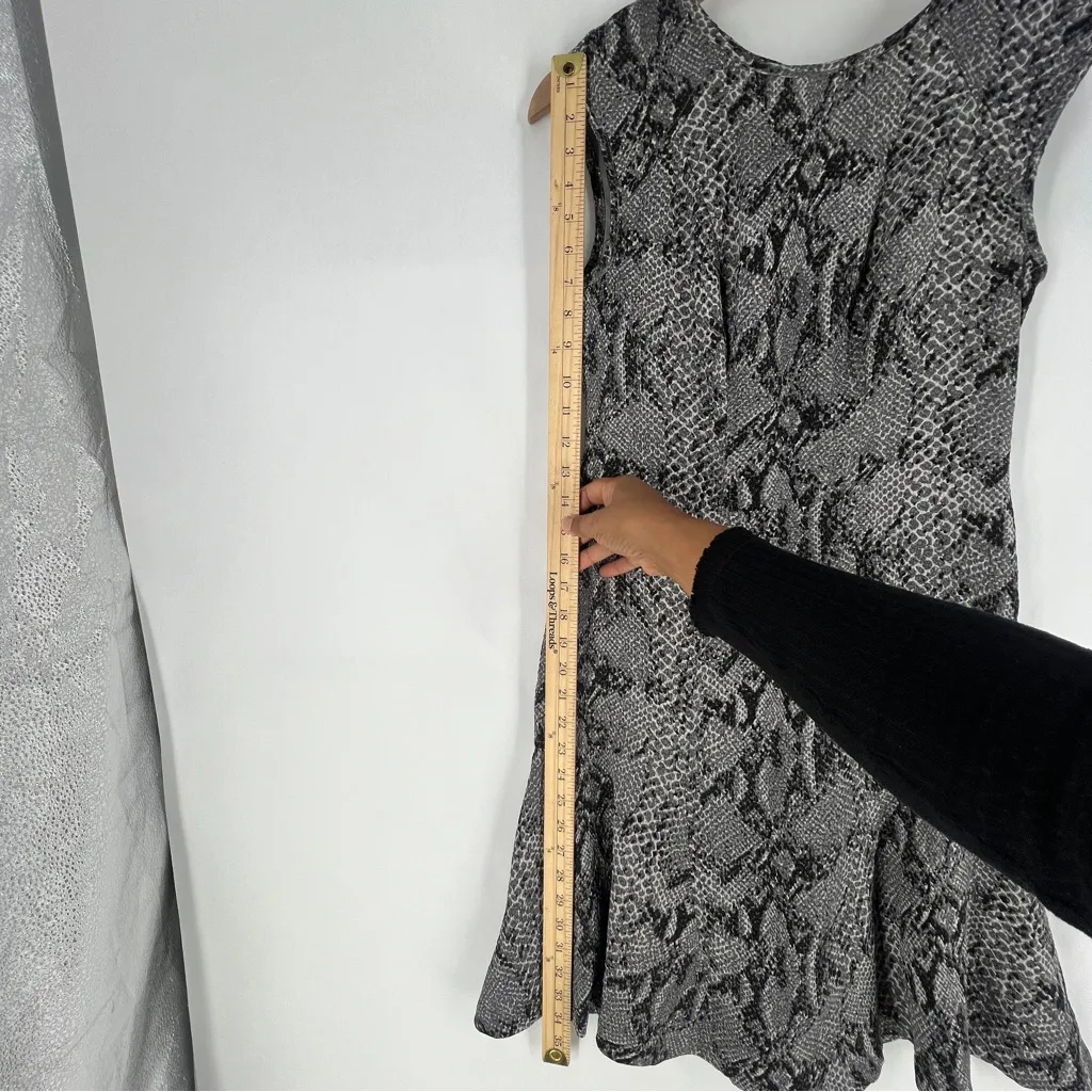 Ann Taylor Snake Print Drop Waist Pleated Sleeveless Dress Size‎ 0 - Image 15