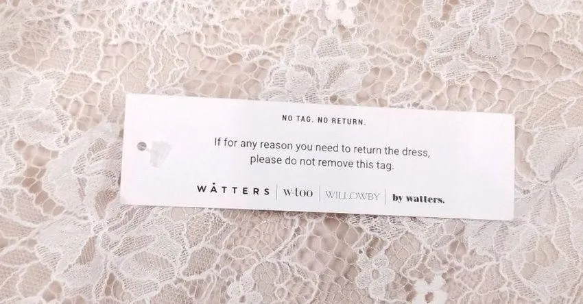 NWT by Watters Marmelade Illusion Lace Wedding Dress White Sz 4 - Image 12