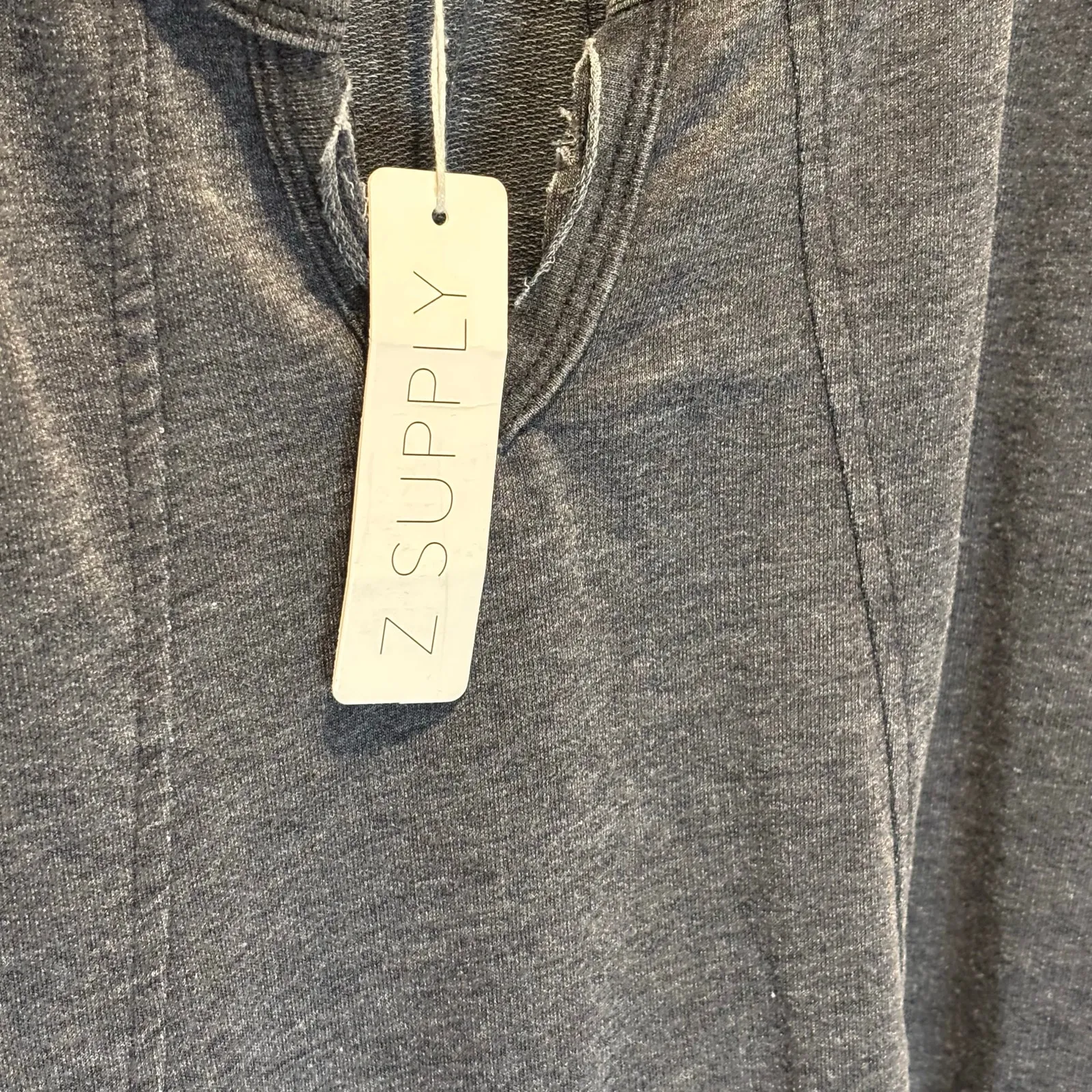 Z Supply NWT Charcoal Sweatshirt Dress - size Medium - Image 6