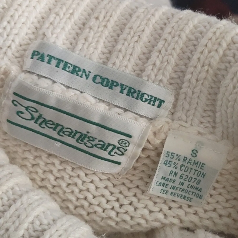 Vintage Shenanigans Crochet Chunky Cotton Sweater - Image 5