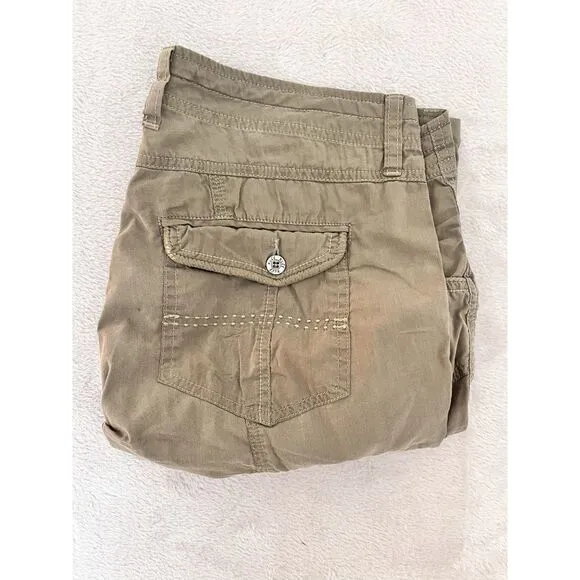 Kuhl Splash Green Cargo Convertible Shorts Capri Women’s 8 Hiking Outdoors - Image 2