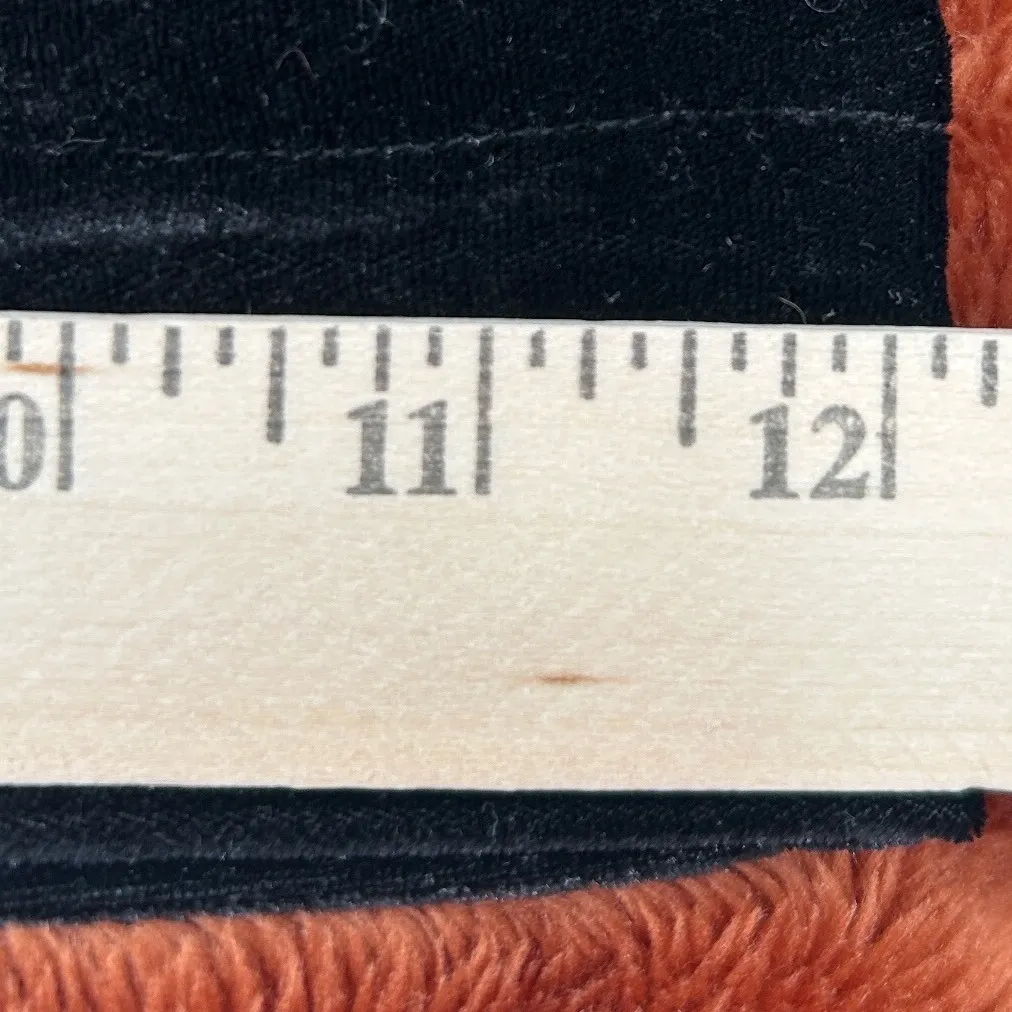 Boston Proper Malibu Black Velvet Wide Leg Trouser Pants Size 12 - Image 8