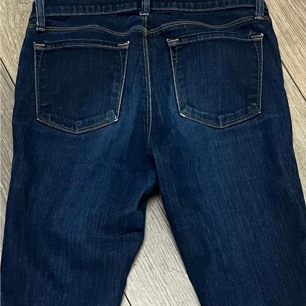 J Brand Low Rise Dark Wash Skinny Jeans Womens Classic Modest Y2k Retro Size 28 - Image 9