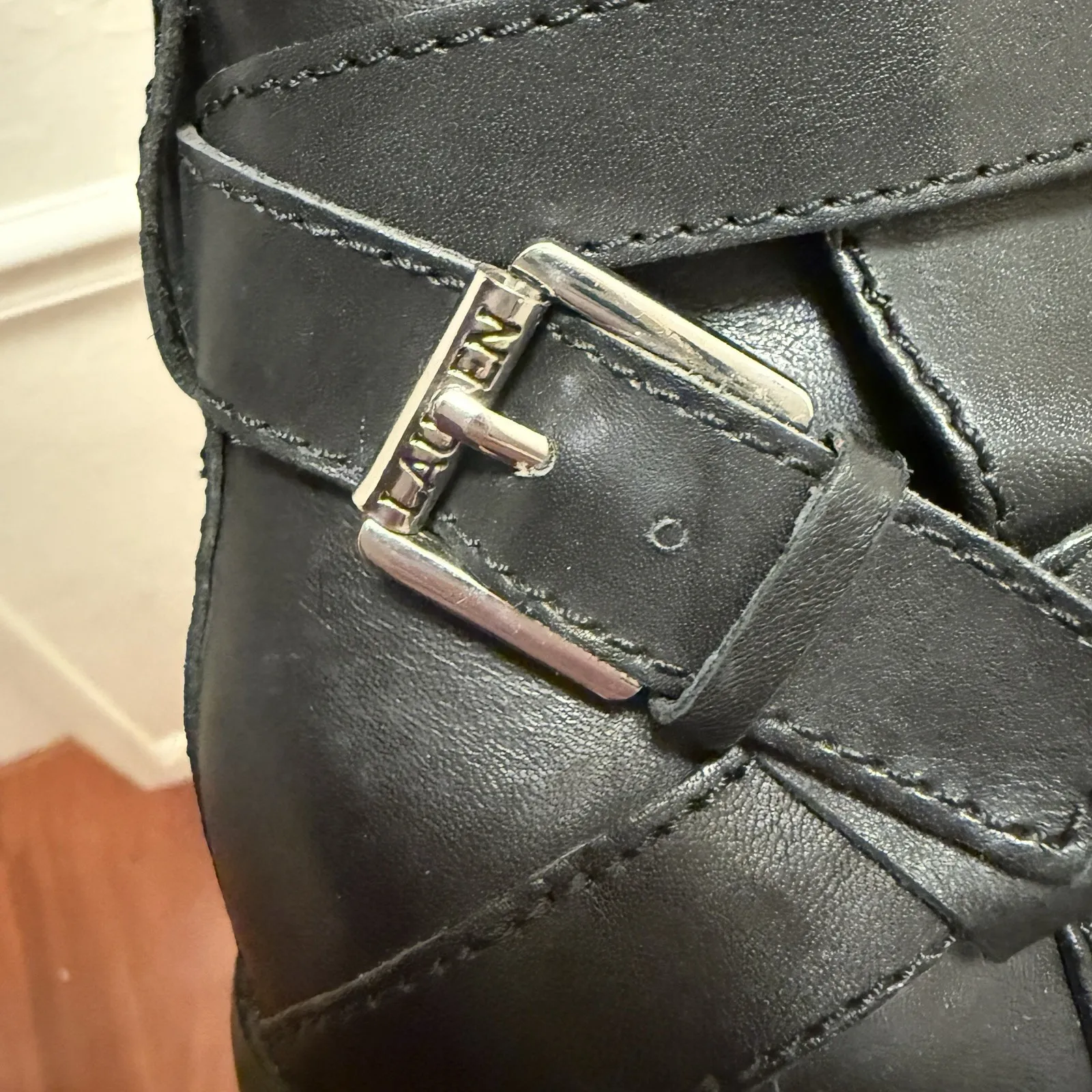 Ralph Lauren Women's Cassie Ankle Boot Black 5B Leather - Image 6