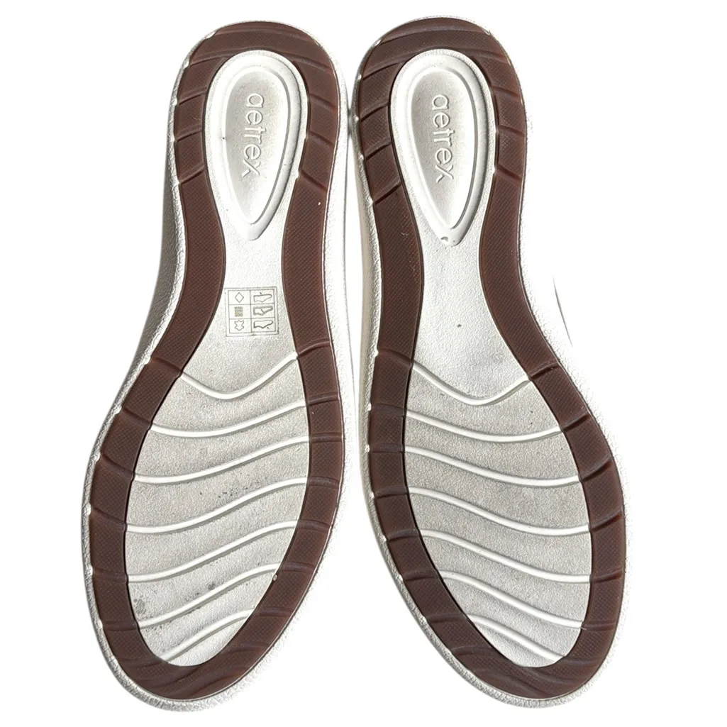 EUC Aetrex Leather Erica Mary Janes Tan Size 10 - Image 8