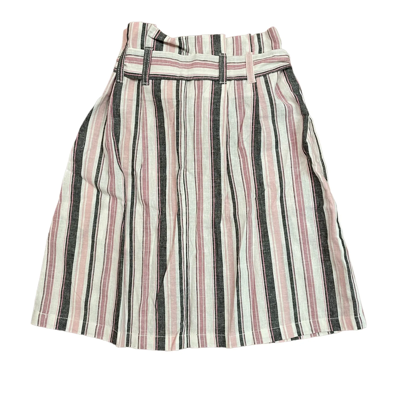 NEW Rachel Rachel Linen Stripe Skirt - Image 3