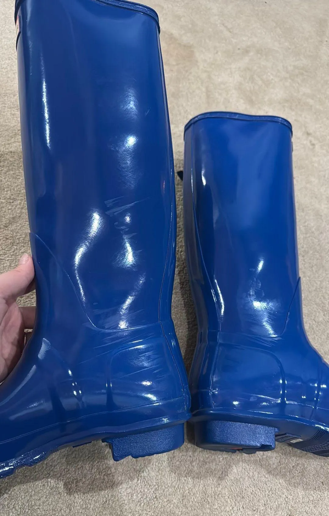 Hunter Boots Blue Size 9 - Image 6