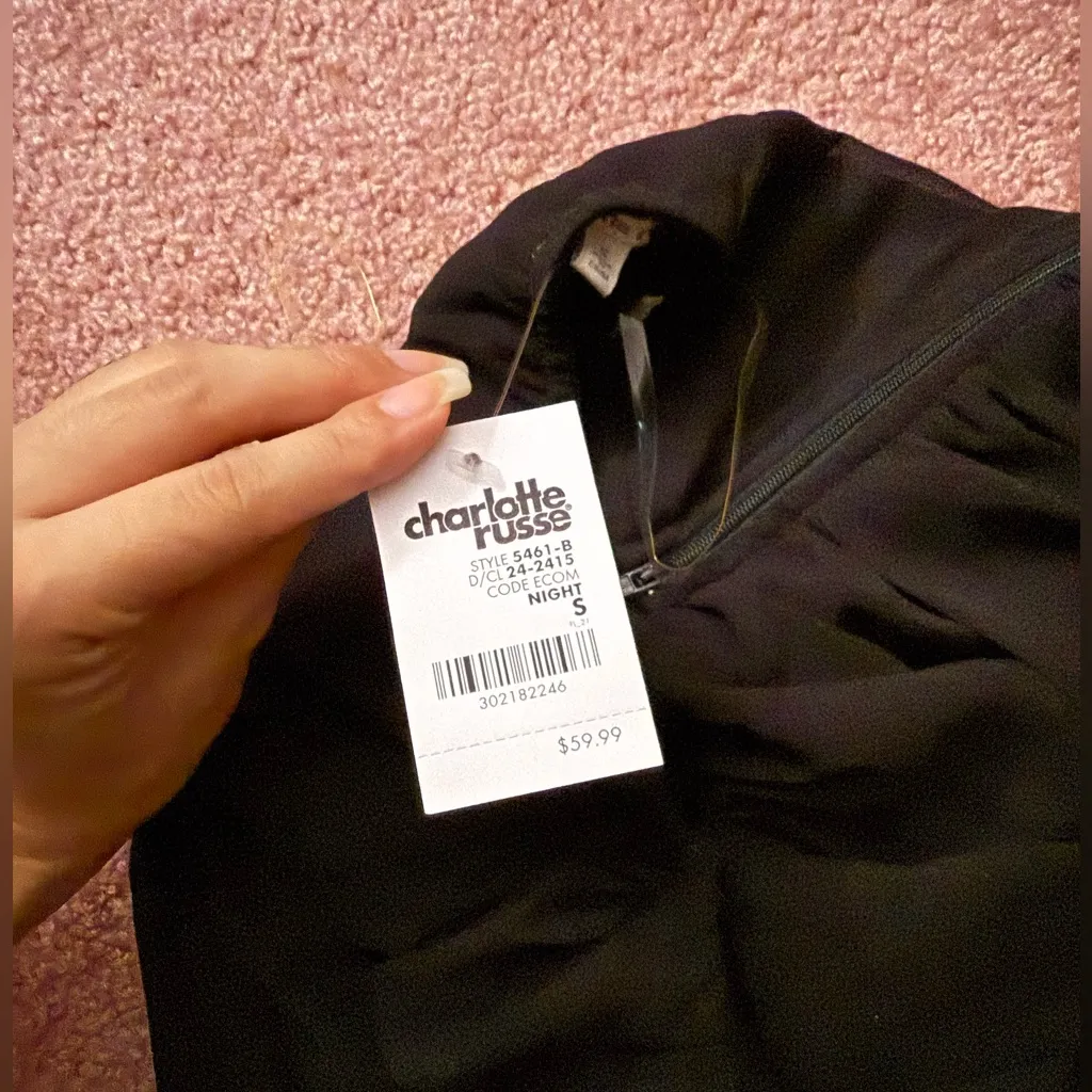 Charlotte Russe Black Strapless Dress - Image 3