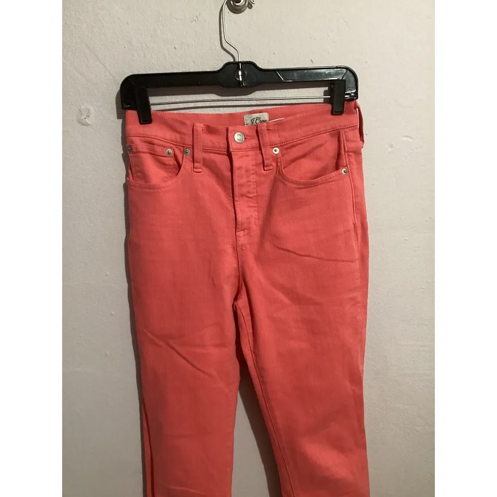 J.Crew Pink Toothpick High Waist Jeans - Image 3