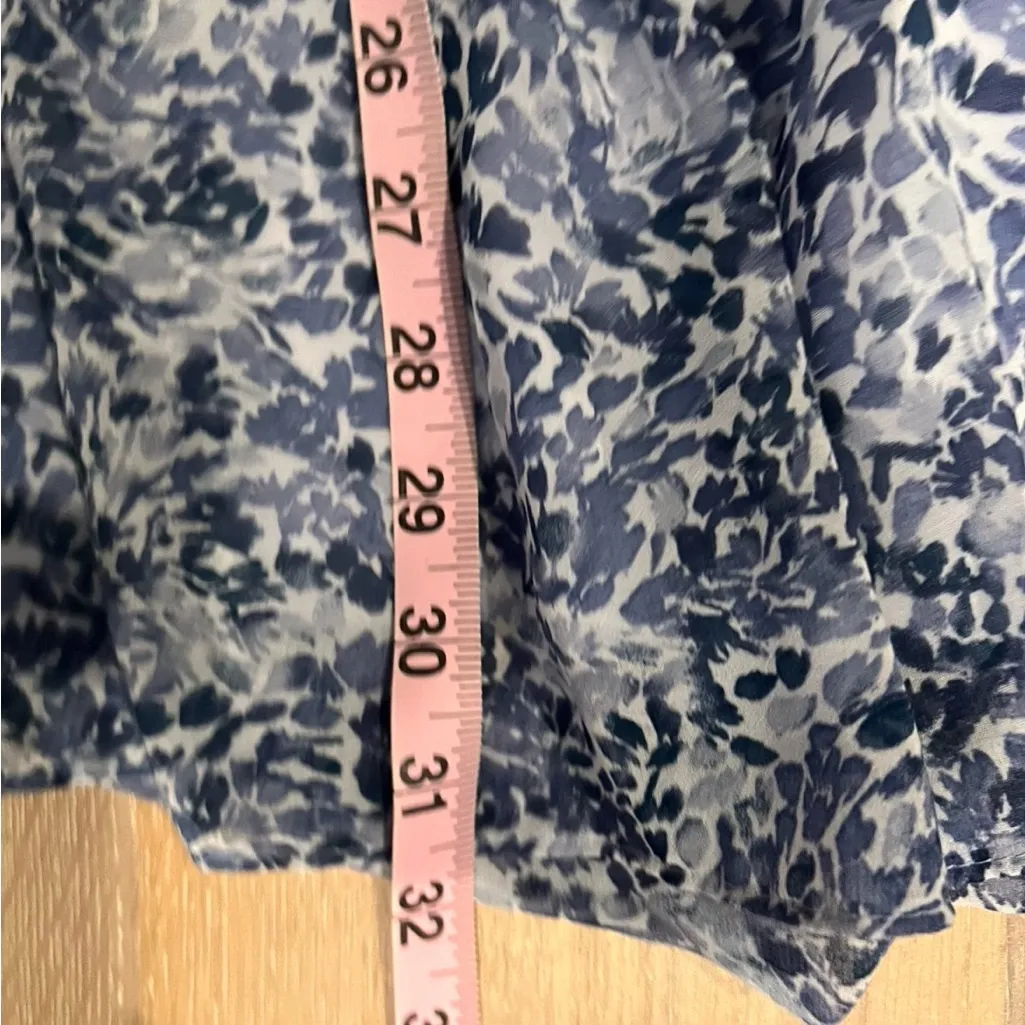 Dress smocked floral Blue NWT, cute with boots and jacket White Size undefined - Image 7