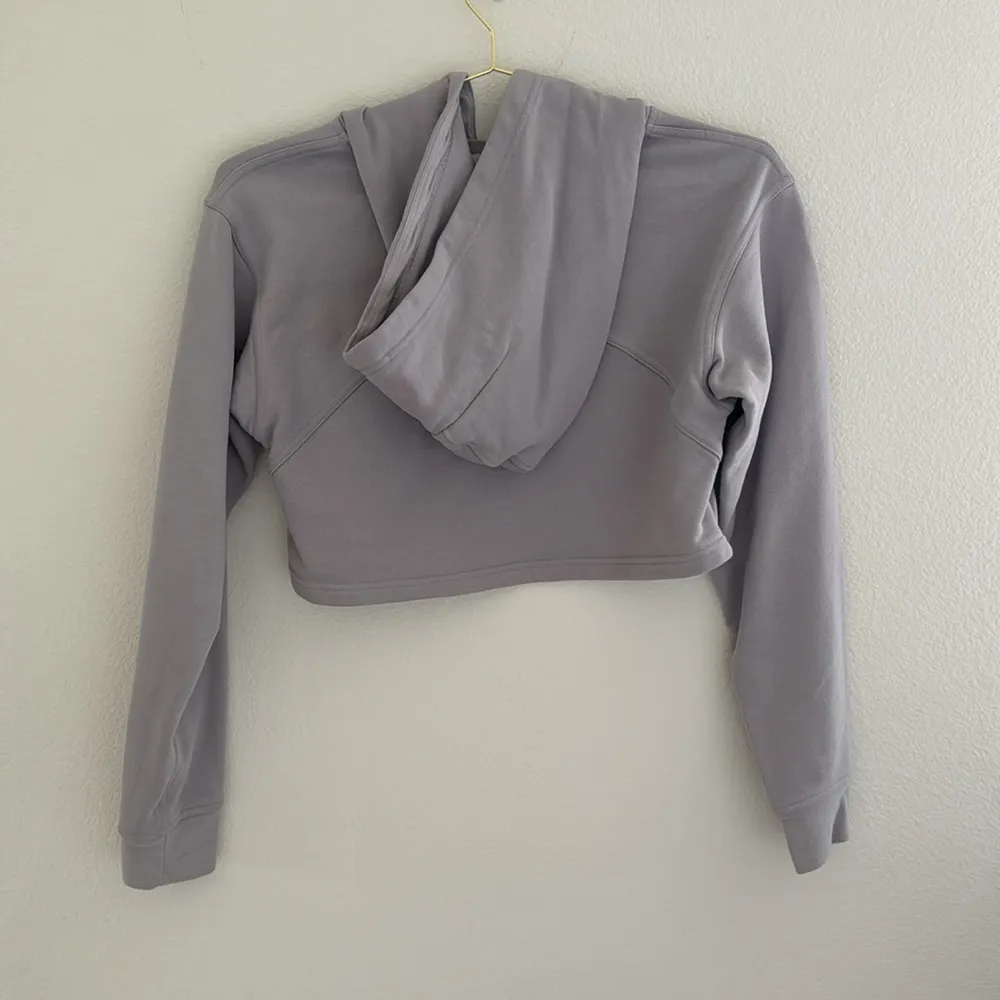 Lululemon All Yours Cropped Hoodie In Iced Iris - Image 7