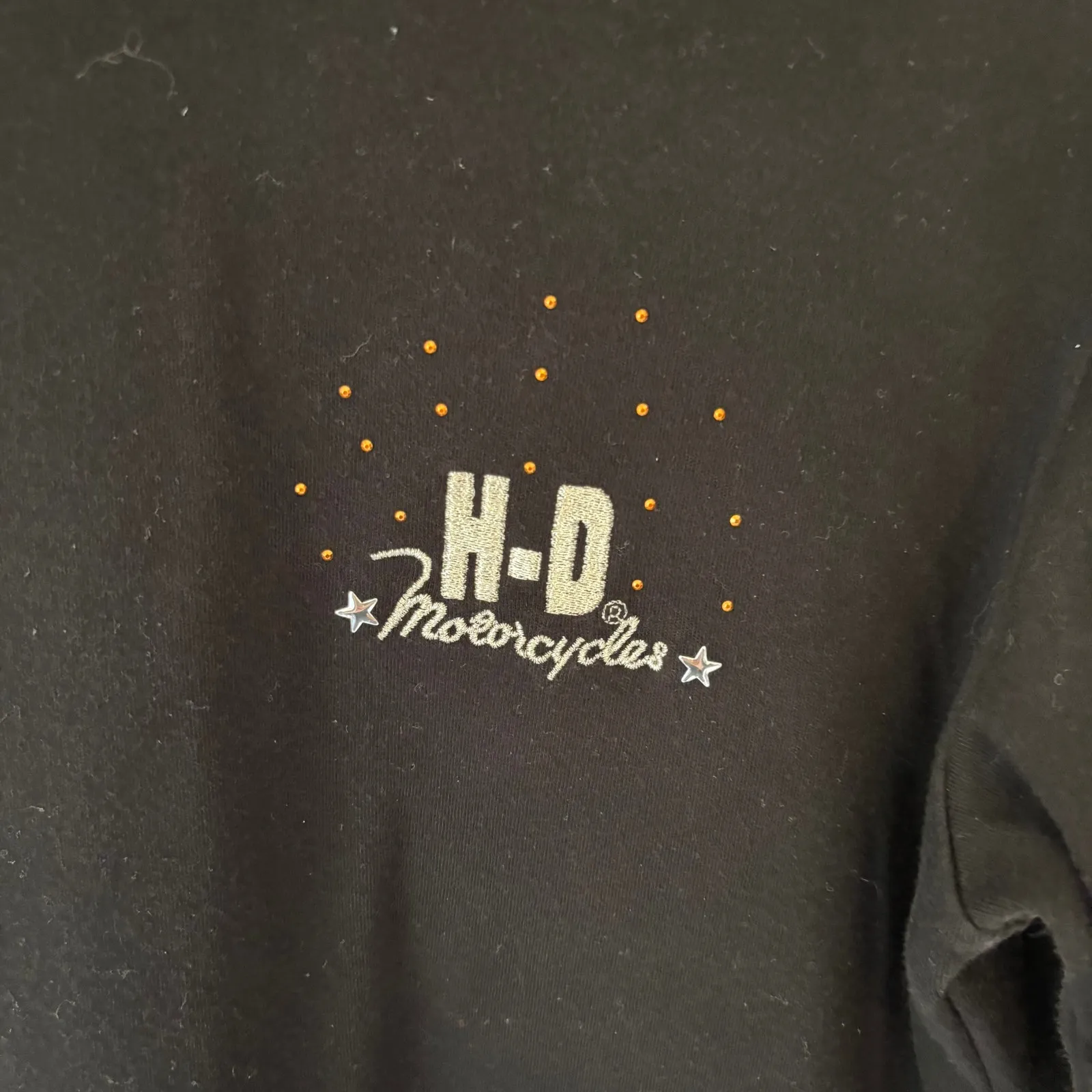 Harley Davidson Motorcycles EUC Women's Black Baja Mexico Long Sleeve Tee Size M - Image 2