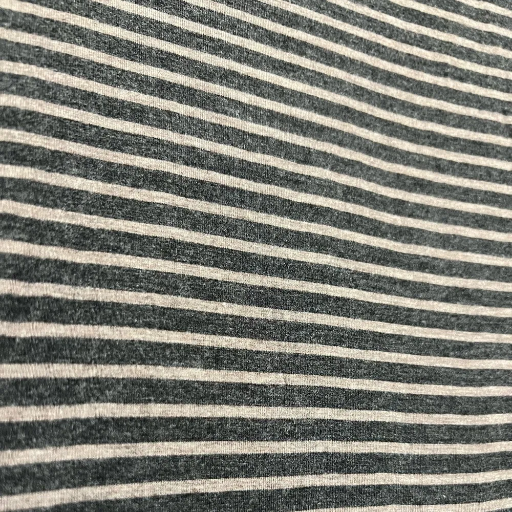 CAbi Blair Striped Tunic Top | Charcoal/Warm Grey | Medium - Image 4