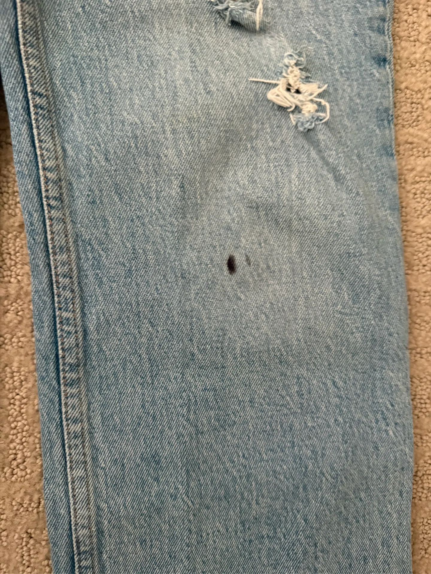 distressed jeans - Image 2