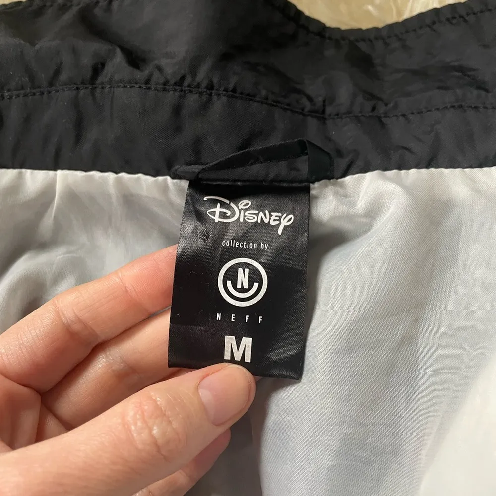 Neff x Disney collaboration Mickey jacket windbreaker Black Size M - Image 5